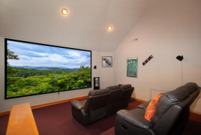 Galaxy Splash Hot Tub Pool Theater and MTN Views